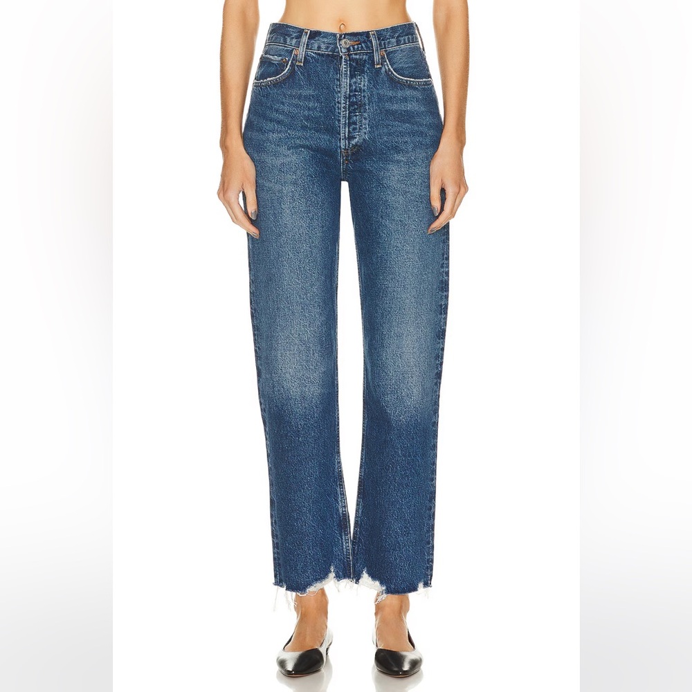 NWOT AGOLDE 90’s Pinch Waist high rise straight in “swindle”
